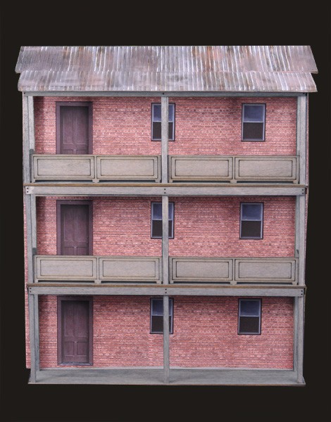 o scale building flats